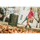 2 x 272 liter tuinzak, stabiel, bladzak, tuinafvalzak, tuinzakken voor tuinafval, groene snijzakken, opvouwbaar, groot, robuust, van polypropyleen weefsel, 150 g/m², 2 x 272 liter