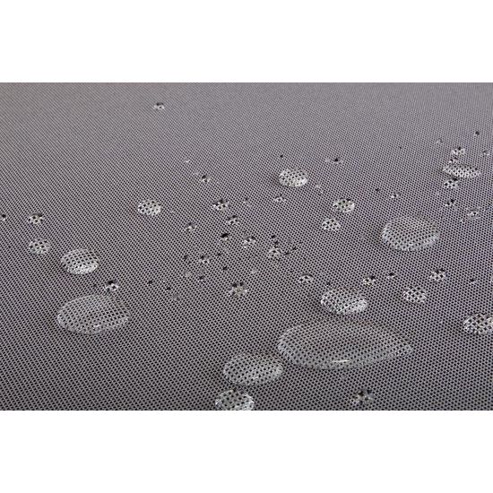 Bankkussen, voor binnen en buiten, 120 x 40 x 4 cm, geverfd, waterafstotend, grijs