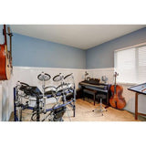 Drumkruk, semi, verstelbare hoogte 50-64 cm, drie benen met rubberen uiteinden, inklapbaar