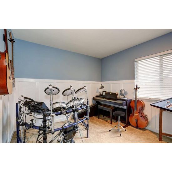 Drumkruk, semi, verstelbare hoogte 50-64 cm, drie benen met rubberen uiteinden, inklapbaar