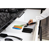 Fresh Mesorganizer voor 18 messen (wit), tweetraps voor de keukenlade of vrijstaand, bestekbak, opbergsysteem keuken, lade-organizer keuken, opbergen, keuken, 39 x 14 cm