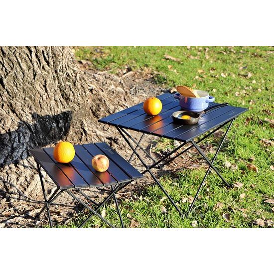 Klaptafel, draagbare campingtafel, aluminium inklapbaar tafelblad, ultralicht compact met draagtas voor buiten, strand (klein, 16"x13,5)