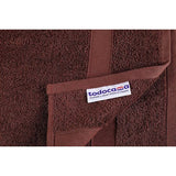 2 grote badhanddoeken 100% katoen 550 gsm extra zacht absorberend en sneldrogend formaat 100 x 150 cm chocolade