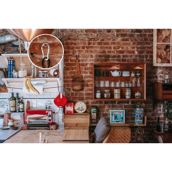 Karabijnhaakset (60 mm, 80 mm, 100 mm) met kliksluiting van hoogwaardig premium staal voor kamperen, wandelen, sleutelhangers, karabijnhaken van 120 kg tot 350 kg