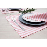 Servetten, set van 8, linnen/katoen, 45 x 45 cm, in diverse kleuren en designs, stoffen servetten in Scandinavische landhuisstijl