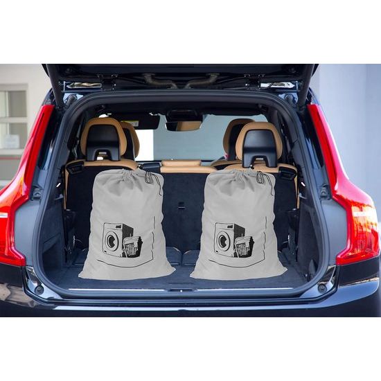 2-pack katoenen linnen waszakken Heavy Duty 45x65cm Super speelgoedvuilzakken Trekkoord met trekkoordsluiting Machinewasbaar en herbruikbaar