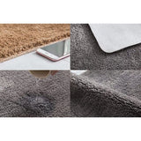 Badmat, antislip, badkamertapijt, machinewasbaar, wollig, microvezel, douchemat, zachte douchemat (licht formaat, 40 x 60 cm)