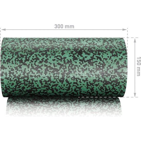 professionele fascia rol standaard medium-hard, lengte 30 cm, diameter 15 cm, met gratis e-book, zwart