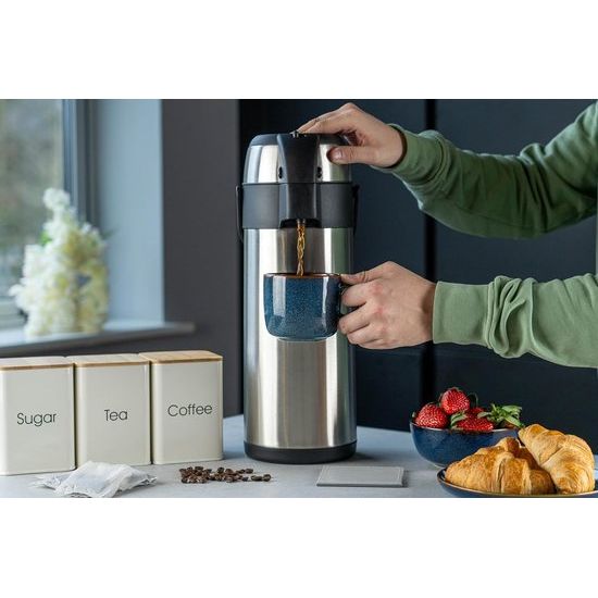 Flasks Isolierkanne, 18/10 Edelstahl, Argent, 5 Litre