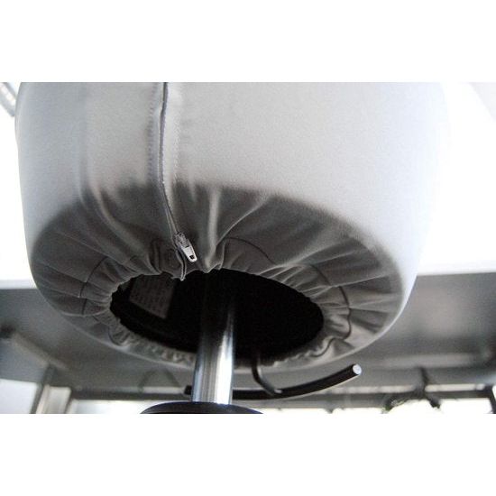 Afneembare hoes voor Aeris Swopper, bekleding voor zitting Swopper bureaustoel - GEEN complete kruk (lichtgrijs)