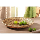 Grote schaal, plat, decoratieve schaal, waterhyacint Ø 50 x 8 cm