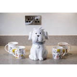 SPOTTED DOG GIFT COMPANY Koekjespot - Keramiek - Hond - Met Deksel - Cadeau voor Hondenliefhebbers