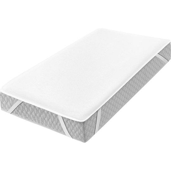 waterdichte matrasbeschermer - waterproof mattress protector ademende matrasbeschermer - breathable mattress protector anti-allergische matrasbeschermer - anti-allergenic mattress protector katoen - cotton 90 x 200 cm - 90 x 200 cm