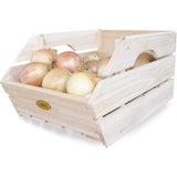 Stapel- opbergkisten, massief hout, set van 3 stuks