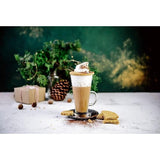 Glazen set van 6 0,25 liter met lepels Koffieglazen Theeglazen Koffie Theeglas Latte Macchiato Glazen Drinkglazen Waterglazen Vaatwasmachinebestendige glazen Kleine glazen 6 x