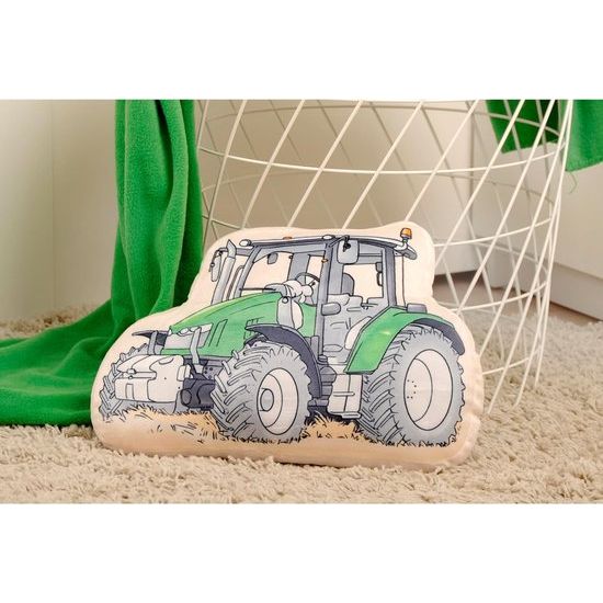 Contourkussen Tractor, ca. 36 x 24 x 5 cm, polyester, vormkussen