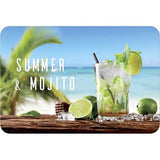 Placematset voor eetkamer LIME COCKTAIL-TIME "SUMMER & MOHITO", set van 4 uitneembaar polypropyleen, voornamelijk 4 stuks 45 x 30 cm, 4 stuks