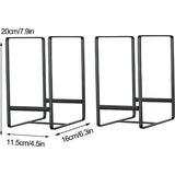 Metalen 2 Pack Plaat Rek / Schijf Drainer - Keuken Cabinet Opslag Organiser, Tafelgerei