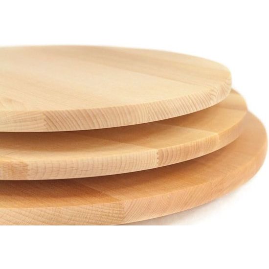 Pizza Board Round Wooden Cutting Chopping Board Serving Pizza Solid Wood – 45 cm – 18 cm