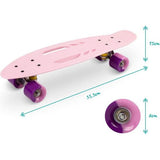 Skateboardmelkweg | kinderen | dood 50kg | stil zijn | antislip platform | ABEC-7 lagers | roos