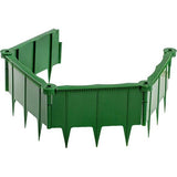 Slakkenhek en bloembedrand | Slakkenbescherming, slakkenbarrière, slakkenbarrière voor de tuin - geen chemicaliën | Plug-in-systeem - eenvoudig, effectief en uitbreidbaar | Kunststof | Groen | 1 meter