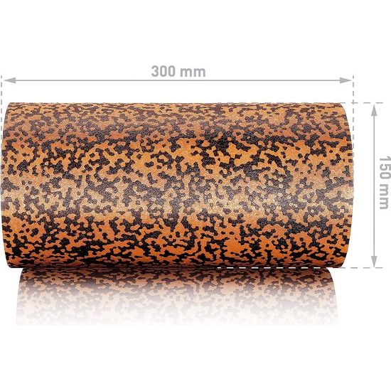 professionele fascia rol standaard medium-hard, lengte 30 cm, diameter 15 cm, met gratis e-book, oranje