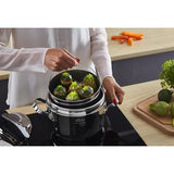 accessoires RVS stoomkorf maat 2, voor snelkookpannen 5 l, RVS 18/10, zilver, Ø18 cm