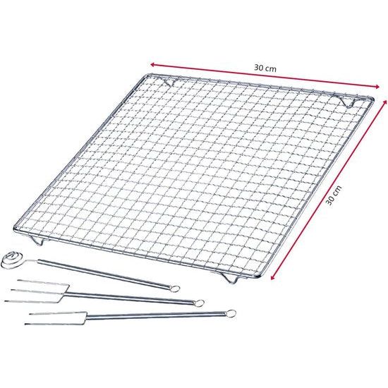 Au-bain-marie-smeltschaal, voor rechts- en linkshandigen, binnendiameter: 11 cm, roestvrij staal, zilver