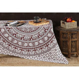 Mandala stoffen wandtapijt decoratieve strandhanddoek hippie tapijt olifant gooi tapijt 213x137 cm kastanjebruin Vertaling: Mandala stoffen wandtapijt decoratieve strandhanddoek hippie tapijt olifant gooi tapijt 213x137 cm kastanjebruin
