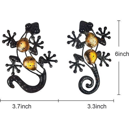 Mooie wanddecoratie - Gemaakt van hoogwaardig ijzer en glas