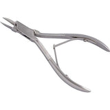 Nageltang hoektang 13 cm roestvrij staal puntig met slanke dunne rand voor moeilijk werk bij nagelplooien en ingegroeide teennagels