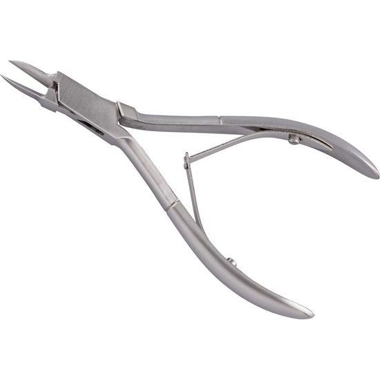 Nageltang hoektang 13 cm roestvrij staal puntig met slanke dunne rand voor moeilijk werk bij nagelplooien en ingegroeide teennagels