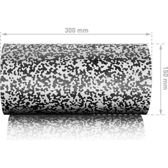 professionele fascia rol standaard medium-hard, lengte 30 cm, diameter 15 cm, met gratis e-book, zwart