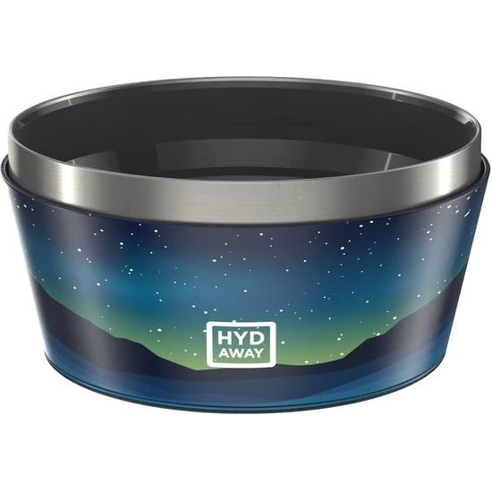 Inklapbare geïsoleerde kom met deksel Draagbare verpakbare geïsoleerde hersluitbare warme koude gerechten voor kamperen Wandelen Backpacken Vans | Capaciteit van 1 liter