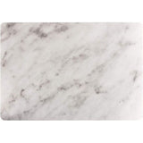 Placemats/placemats, 4 stuks, 43,5 x 30 cm, PET, wit, Saleen Edition: marmer