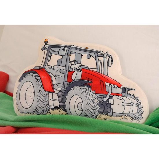 Contourkussen Tractor, ca. 36 x 24 x 5 cm, polyester, vormkussen