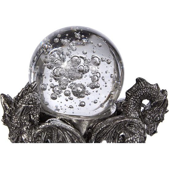 Glazen bol, draak van kasteel Corfu, mystiek