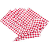 Set van 6 servetten Landhaus, 45 x 45 cm, rood wit geruit Vertaling: Set van 6 servetten Landhaus, 45 x 45 cm, rood-wit geruit