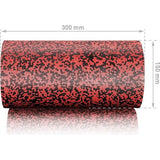 professionele fascia rol standaard medium-hard, lengte 30 cm, diameter 15 cm, met gratis e-book, zwart