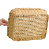 Saleen Multi-Purpose Basket, Suitable for Gastronomy, Rectangular, Plastic Fibre, Dark Brown