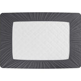 Gewatteerde matrasoplegger 135 x 190 cm, zachte microvezel matrastopper, hoogte tot 38 cm met spanrand, matrasbeschermers onderbed ook voor boxspringbedden (grijs)