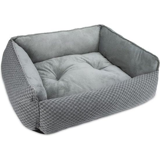 Hondenbed, extra groot, zacht en comfortabel, anti-angst, pluizig hondenbed, wasbaar, antislip, voor middelgrote tot grote honden, tot 27 kg, 89 x 63 x 23 cm