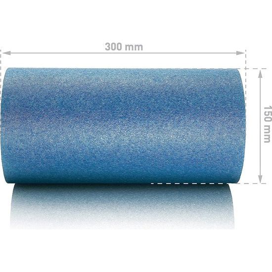 professionele fascia rol standaard medium-hard, lengte 30 cm, diameter 15 cm, blauw