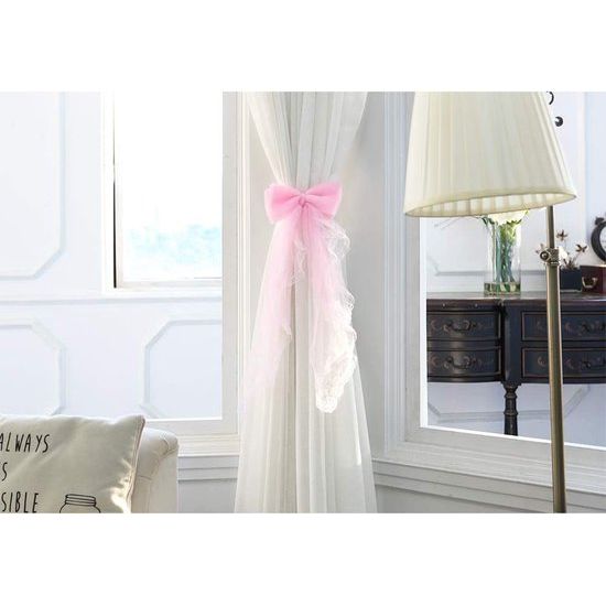 Gordijn Tiebacks met Strik Leuke Kanten Gordijn Tiebacks Gespen voor Home Decor Roze 2 St