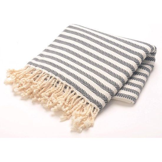 hamamdoek, saunahanddoek voor dames en heren, badhanddoek, saunahanddoek, pestemal, 100% katoen, licht en absorberend, oosterse badhanddoek, 100 x 180 cm, zwart