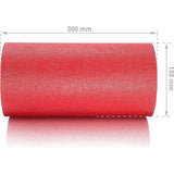 professionele fascia rol standaard medium-hard, lengte 30 cm, diameter 15 cm, met gratis e-book, rood