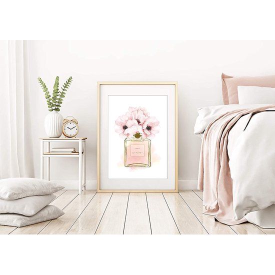 Set van 6 posters woonkamer - foto's decoratie slaapkamer - stijlvolle wandafbeeldingen - A4 zonder fotolijst (W2, 6x A4)