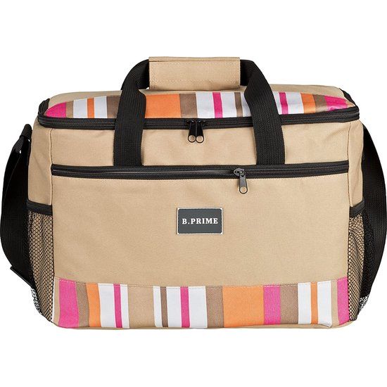 Classic Koeltas/isoleertas, 20 l, groot blauw, 36 x 26 x 22 cm, voor picknick, camping, outdoor, plagen, incoping, auto, sport