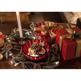 Cake Plate with Base and Cover - Red, Diameter 31 x Height 27 cm