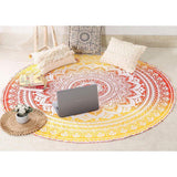 Ronde Roundie Yoga Deken Indiase Mandala Ronde Strandlaken Tapestry Hippie Boho Katoen Tafelkleed Picknick Tuin Gooi Rond 70"